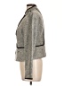 White House Black Market 100% Polyester Tweed Gray Blazer Size 12 - photo 5