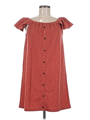 Madewell Texture &amp; Thread Off-the-Shoulder Dress (view 1)