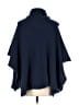360 Cashmere Solid Blue Poncho Size S - photo 2