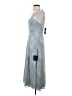 Lulus 100% Polyester Tie-dye Gray Cocktail Dress Size S - photo 5