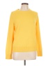 Tory Burch 100% Cashmere Solid Yellow Cashmere Pullover Sweater Size L - photo 1