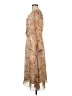 Julia Jordan 100% Polyester Paisley Tan Casual Dress Size 8 - photo 5