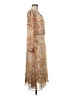 Julia Jordan 100% Polyester Paisley Tan Casual Dress Size 8 - photo 4