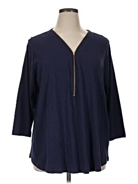 Soft Surroundings 3/4 Sleeve Top (view 1)