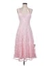 Lulus 100% Polyester Pink Cocktail Dress Size S - photo 1