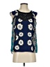 Express Blue Sleeveless Blouse Size XS - photo 1
