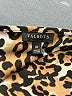 Talbots 100% Polyester Animal Print Brown Short Sleeve Blouse Size M - photo 7