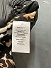 Talbots 100% Polyester Animal Print Brown Short Sleeve Blouse Size M - photo 8