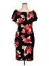 Almost Famous Floral Black Cocktail Dress Size XL - photo 1