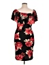 Almost Famous Floral Black Cocktail Dress Size XL - photo 2