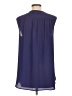 J.Crew 100% Polyester Purple Sleeveless Blouse Size 10 (tall) - photo 2