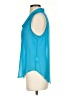 Rory Beca Teal Sleeveless Blouse Size S - photo 5
