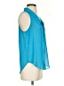 Rory Beca Teal Sleeveless Blouse Size S - photo 4