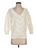 Brochu Walker Chevron-herringbone Ivory Pullover Sweater Size XS - photo 1