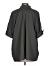 Max Studio 100% Polyester Gray Short Sleeve Blouse Size L (estimated) - photo 2