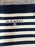 Old Navy Stripes Ivory Short Sleeve Turtleneck Size M - photo 7