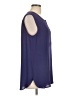 J.Crew 100% Polyester Purple Sleeveless Blouse Size 10 (tall) - photo 4