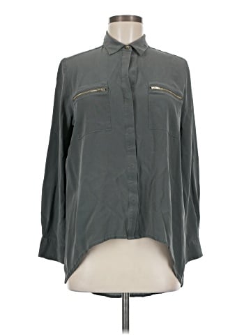 Acrobat Long Sleeve Silk Top (view 1)