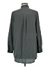 Acrobat 100% Silk Gray Long Sleeve Silk Top Size M - photo 2