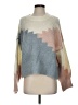 Debut 100% Acrylic Color Block Blue Pullover Sweater Size S - photo 1