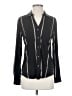 Buttercloth Stripes Black Long Sleeve Blouse Size S - photo 1