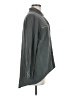 Acrobat 100% Silk Gray Long Sleeve Silk Top Size M - photo 4