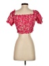 Shein Pink Short Sleeve Blouse Size S - photo 2