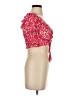 Shein Pink Short Sleeve Blouse Size S - photo 4