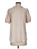 Jodifl 100% Polyester Ivory Short Sleeve Blouse Size S - photo 1