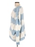 Shein Curve 100% Acrylic Chevron-herringbone Blue Pullover Sweater Size 18 Plus (3) - photo 5