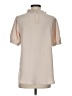 Jodifl 100% Polyester Ivory Short Sleeve Blouse Size S - photo 2