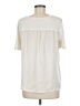 Ann Taylor LOFT 100% Viscose Ivory Short Sleeve Top Size M - photo 2