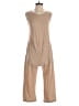 Zara Solid Tan Jumpsuit Size S - photo 1