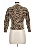 J.Crew 100% Cashmere Animal Print Tan Cashmere Pullover Sweater Size L - photo 2
