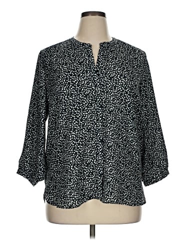 Jachs Girlfriend 3/4 Sleeve Blouse (view 1)
