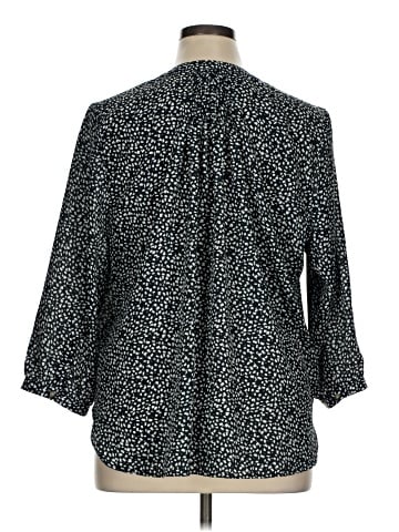 Jachs Girlfriend 3/4 Sleeve Blouse (view 2)