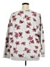 Karen Scott Sport Floral Silver Pullover Sweater Size 3X - photo 2