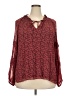 Kobi Halperin 100% Viscose Red Long Sleeve Blouse Size XXL - photo 1