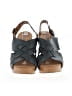 Korks 100% Leather Blue Wedges Size 9 - photo 2
