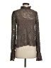 Eri + Ali Gray Long Sleeve Blouse Size S - photo 1