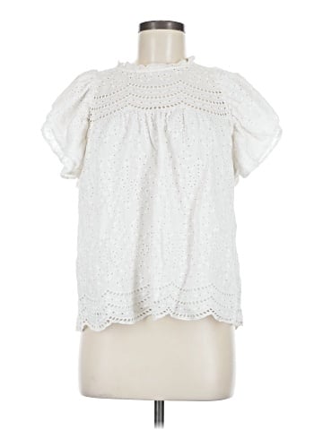 BCBGMAXAZRIA Short Sleeve Blouse (view 1)