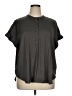 Old Navy 100% Polyester Black Short Sleeve Blouse Size XL - photo 1