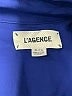 L'Agence Blue 3/4 Sleeve Button-Down Shirt Size XL (4) - photo 7