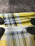 Lush 100% Rayon Plaid Yellow Long Sleeve Button-Down Shirt Size L - photo 7