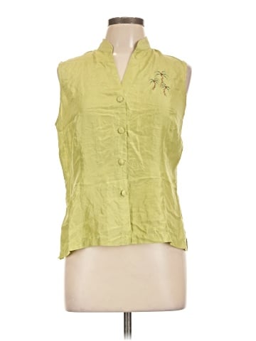 Studio 1 Sleeveless Silk Top (view 1)