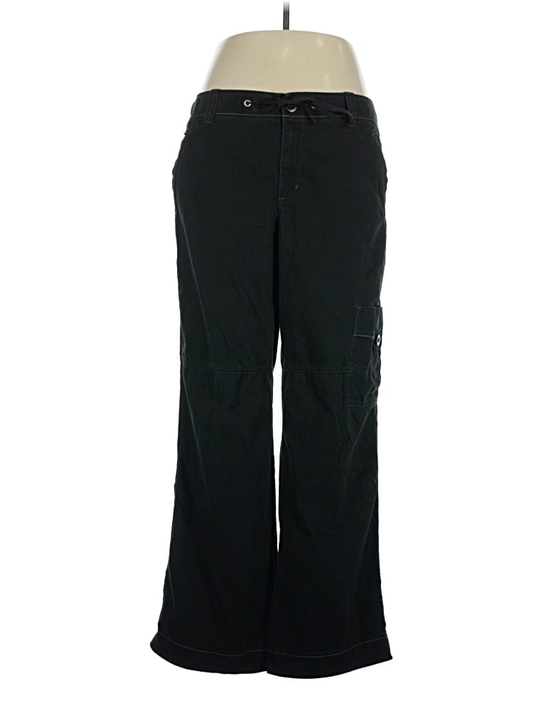 Pre-owned Eddie Bauer Cargo Pants In Black