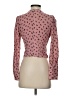 Lulus Pink Long Sleeve Blouse Size S - photo 2