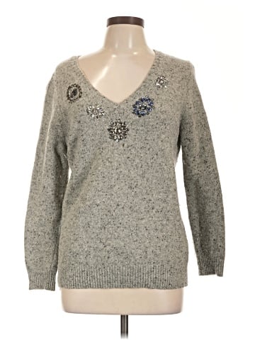 J.Crew Factory Store Wool Pullover Sweater (view 1)