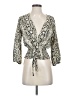 Blush 100% Polyester Ivory 3/4 Sleeve Blouse Size S (estimated) - photo 1