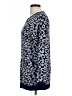 Nina Leonard Print Blue Pullover Sweater Size L - photo 5